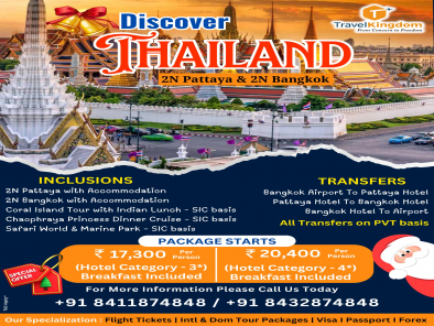 Explore  Thailand 4 Days of Adventure & Fun